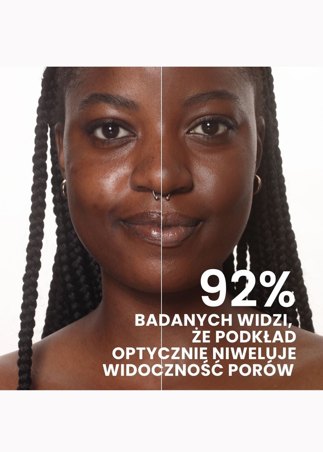 Podkład mineralny kryjący Annabelle Minerals – 92% badanych potwierdza optyczne zmniejszenie widoczności porów