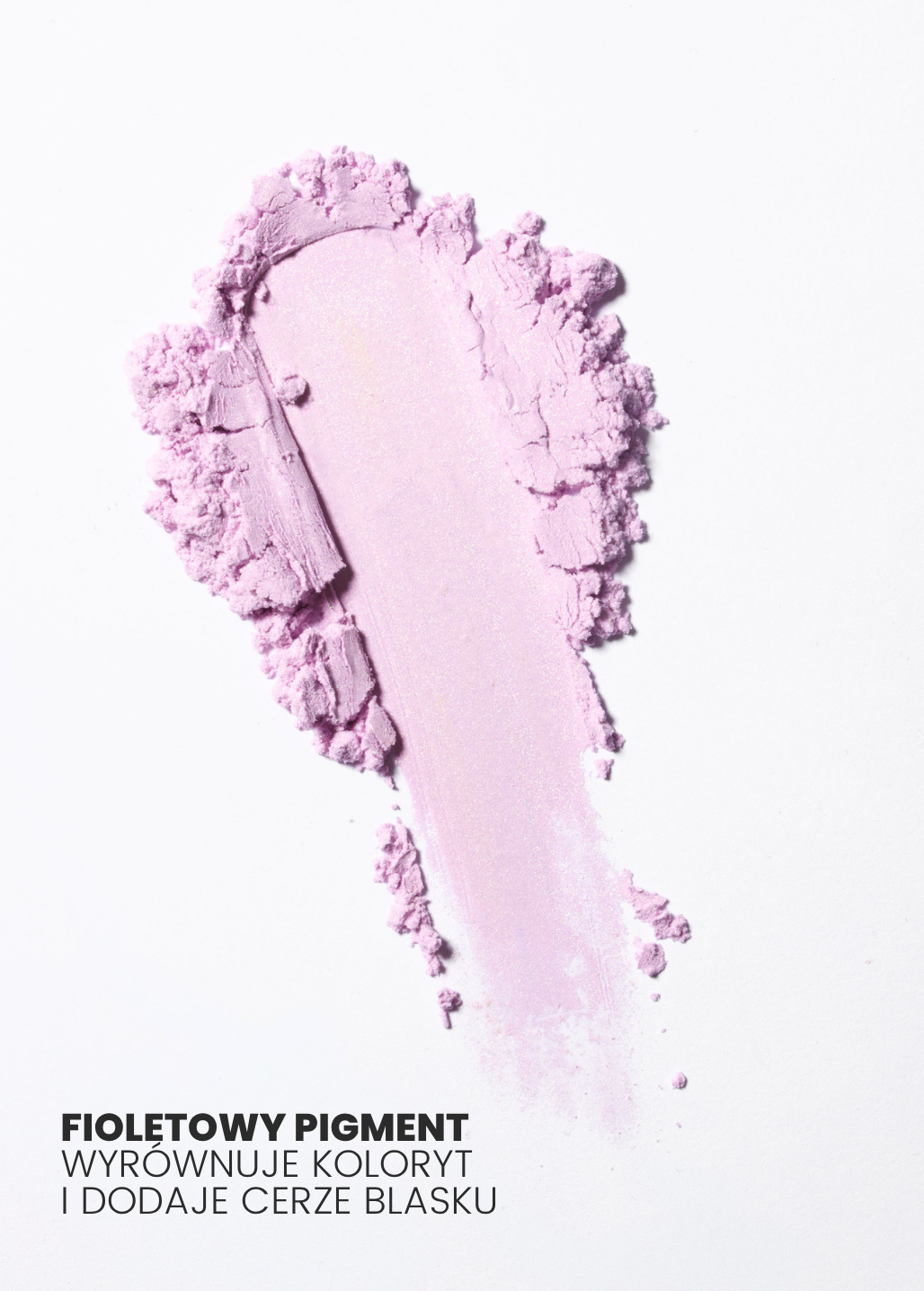 Fioletowy puder rozświetlający Light Fix Annabelle Minerals – kolor i konsystencja produktu
