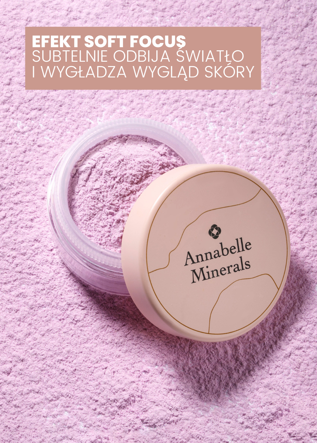 Puder rozświetlający Light Fix Annabelle Minerals o efekcie soft focus