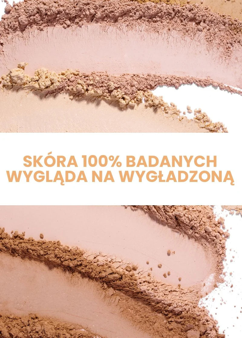 Różnorodne odcienie podkładów rozświetlających Annabelle Minerals z hasłem o gładkości skóry