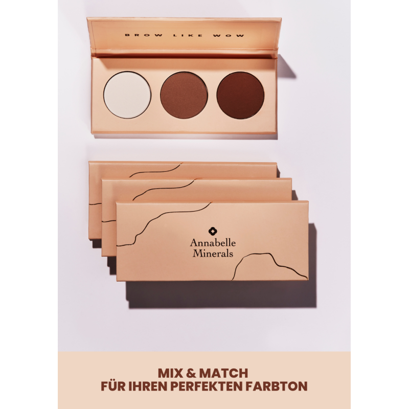 Palette mit Augenbrauen Schatten BROW LIKE WOW