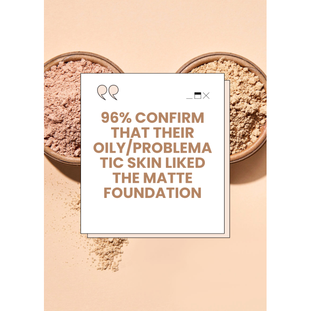 MATTE mineral foundation refill