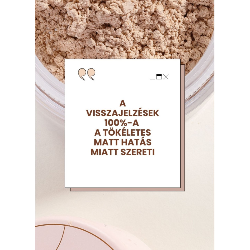 PRETTY MATT matt hatású púder