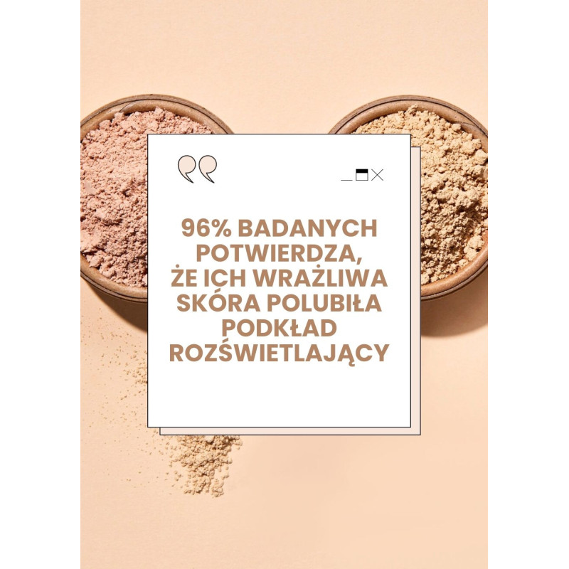 Podkład mineralny ROZŚWIETLAJĄCY ♻