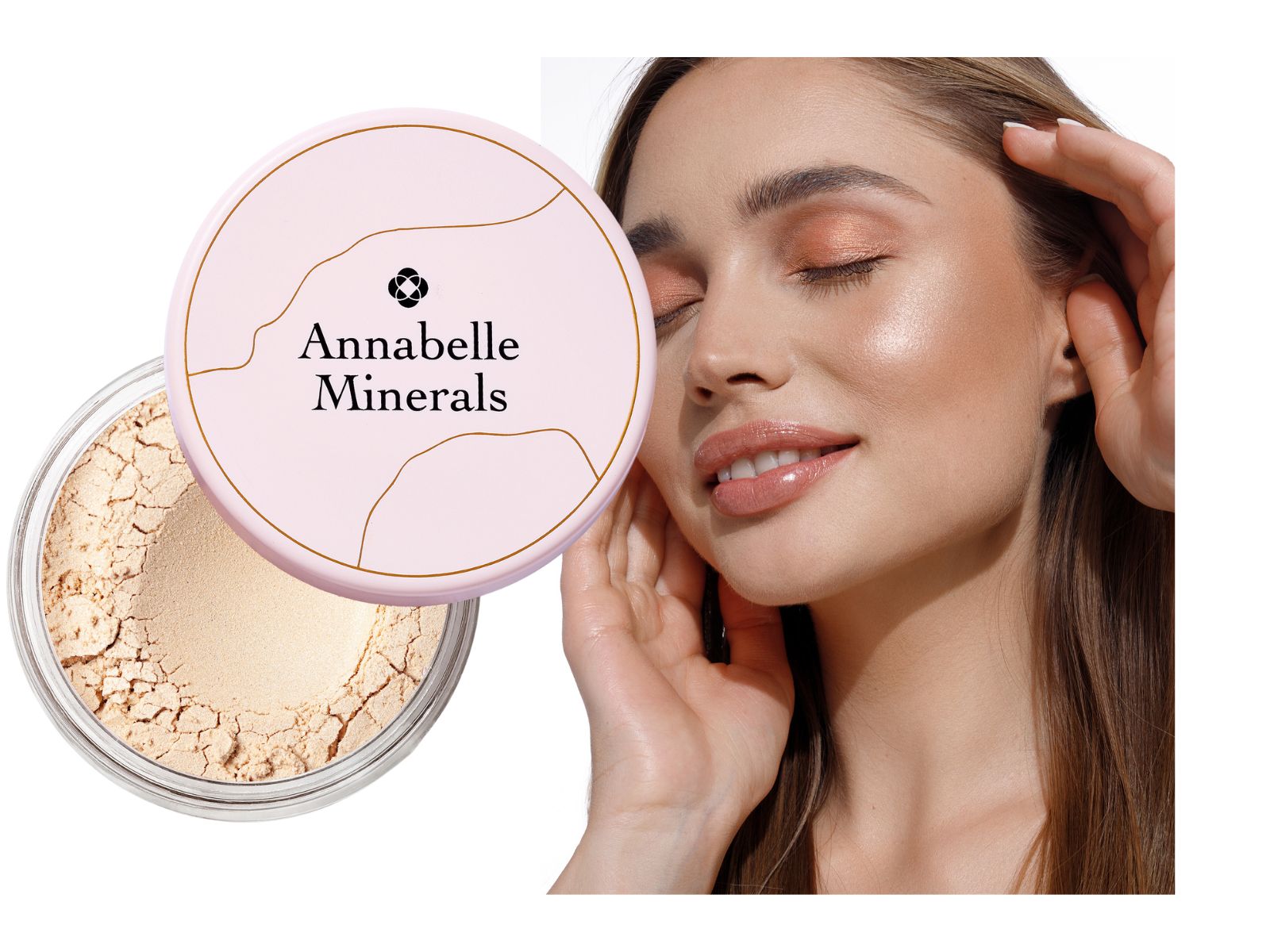 Element dodatkowy w makijażu Cloud Skin - rozświetlacz mineralny Royal Glow Annabelel Minerals