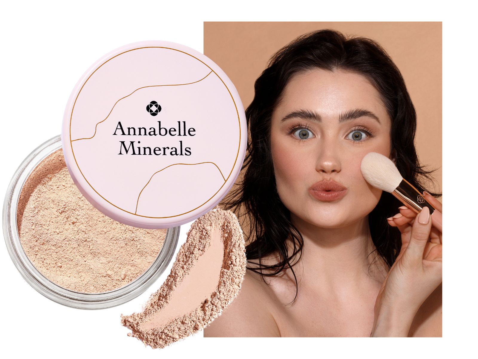 Najlepsze kosmetyki naturalne na lato: podkład mineralny matujący Annabelle Minerals
