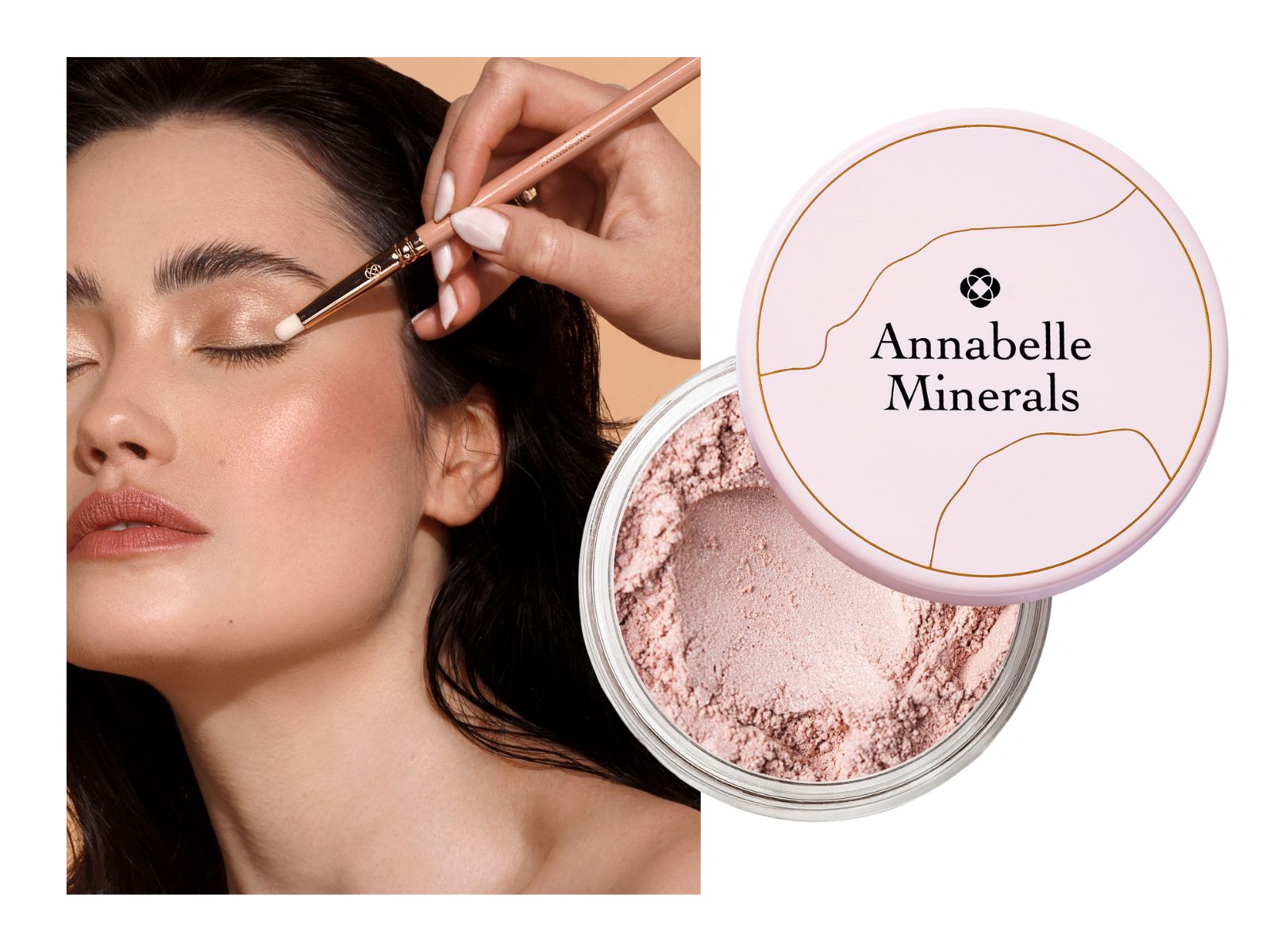 Najlepsze kosmetyki naturalne na lato: rozświetlacz mineralny w kolorze Diamond Glow Annabelle Minerals