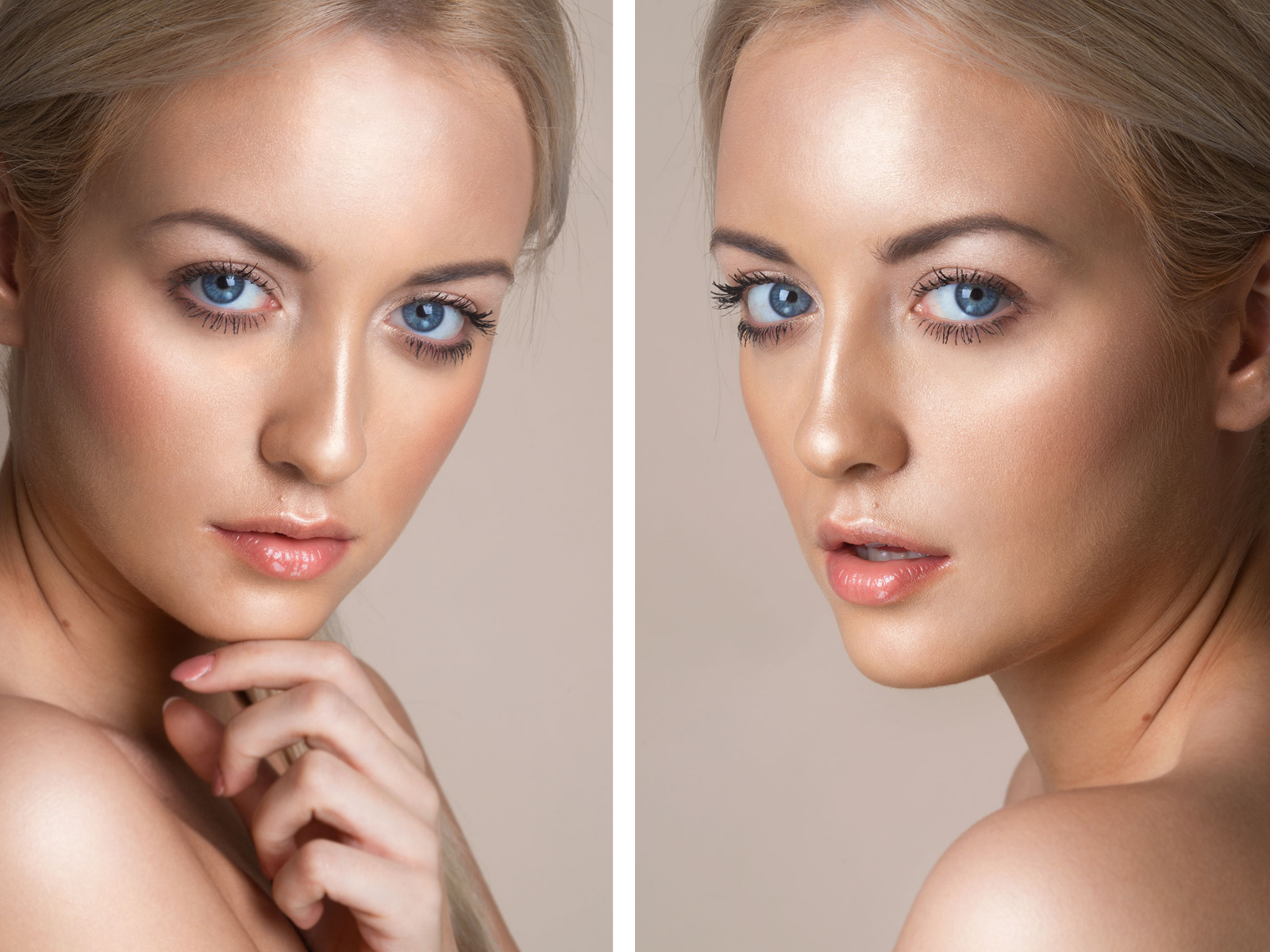 Makijaż rozświetlający z użyciem rozświetlacza mineralnego Diamond Glow od Annabelle Minerals