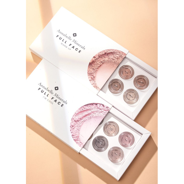 FULL FACE: WARM UP - testkit med smink i varma toner